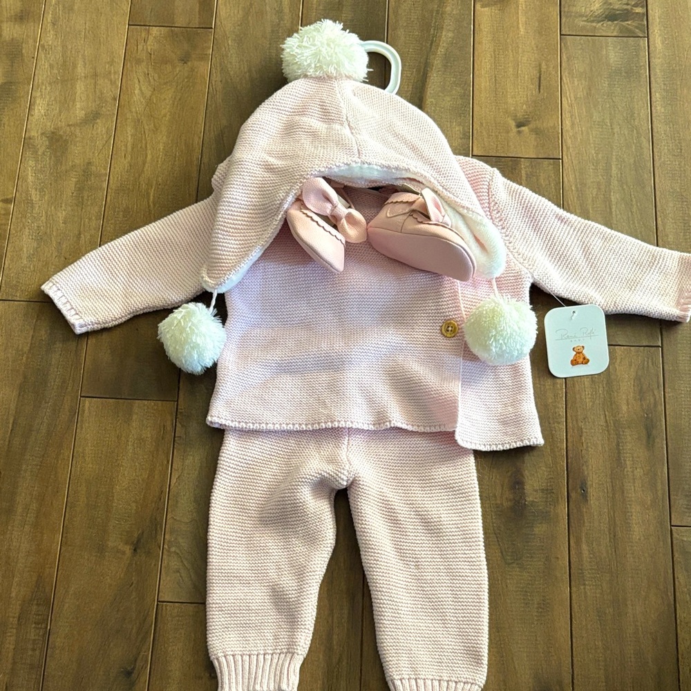 Badgley Mischka Soft Pink Kids Matching Set